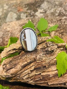 Owyhee Opal 925 Sterling Silver Ring